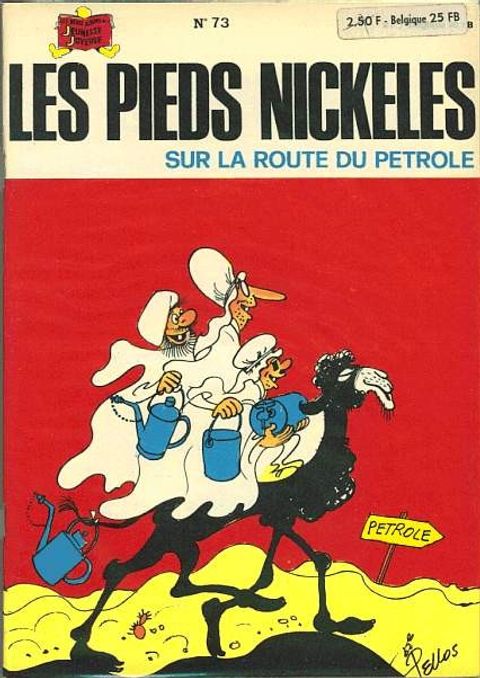 Couverture de l'album Les Pieds Nickelés sur la route du pétrole