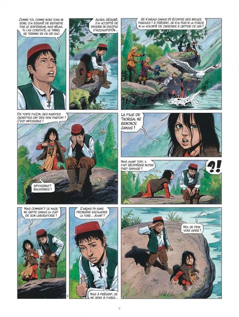 Aperçu de l'album Thorgal (Louve) tome 2 - La main coupée du dieu Tyr