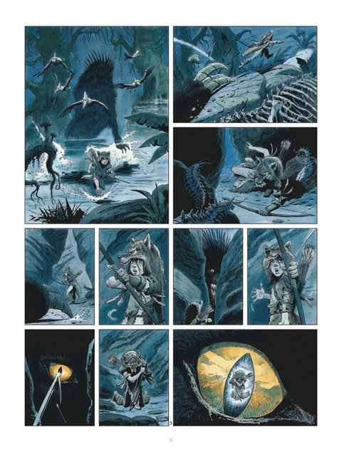 Aperçu de l'album Thorgal (Louve) tome 2 - La main coupée du dieu Tyr