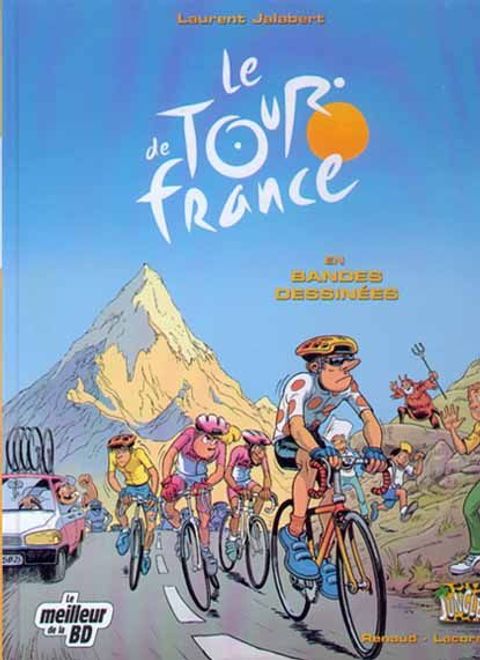 Couverture de l'album Le tour de France en bandes dessinées