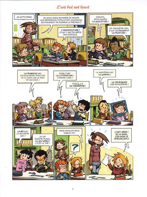 Aperçu de l'album Les blagues de Toto tome 18 - Par humour de l'art