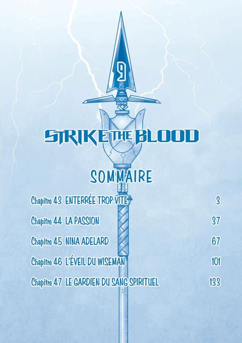Aperçu de l'album Strike The Blood tome 9