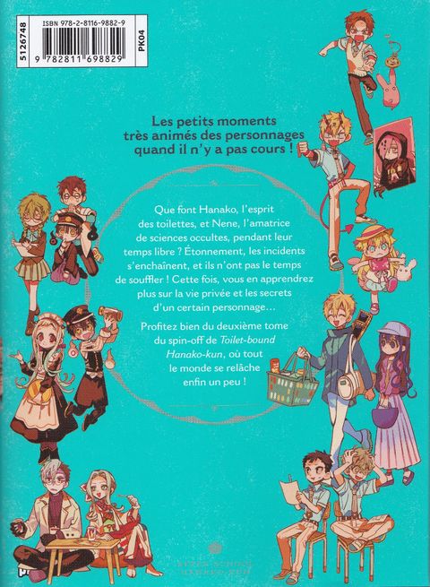 Aperçu de l'album After-school Hanako-kun tome 2