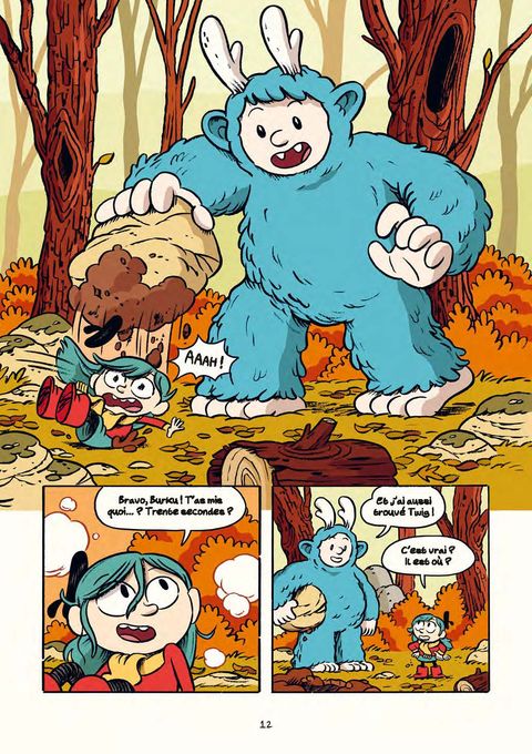 Aperçu de l'album Hilda & Twig tome 2 - Le Réveil de l'Homme de glace