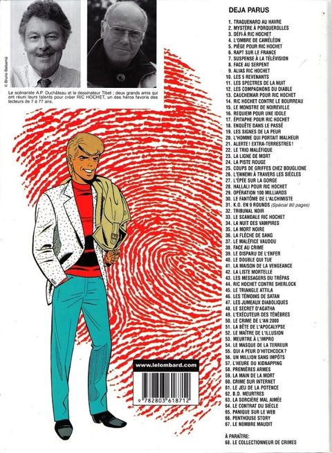 Aperçu de l'album Ric Hochet tome 67 - Le Nombre maudit