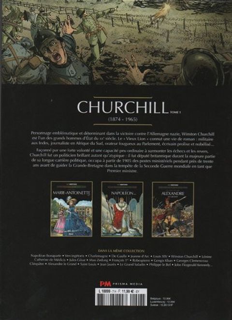 Aperçu de l'album Les grands personnages de l’histoire en bandes dessinées  tome 13 - Churchill tome 1