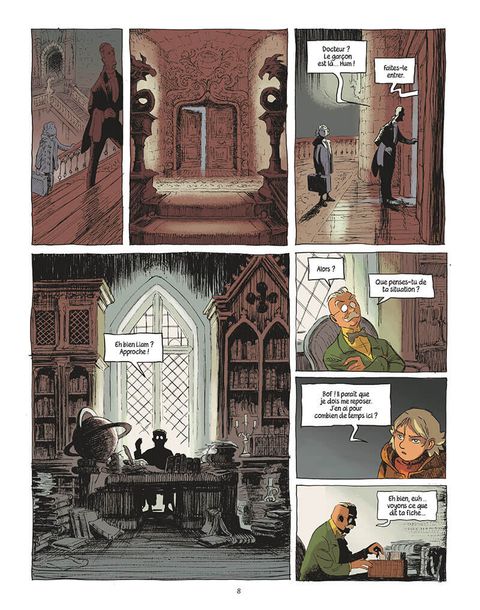 Aperçu de l'album Le Manoir tome 1 - Liam et la carte d'éternité