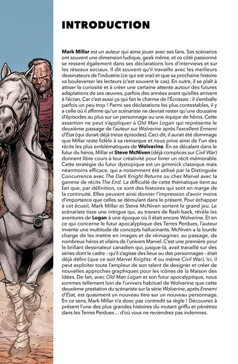 Aperçu de l'album Wolverine : Old Man Logan - Old Man Logan
