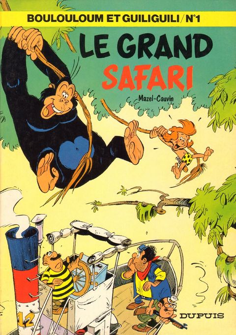 Couverture de l'album Le Grand safari (Boulouloum et Guiliguili)