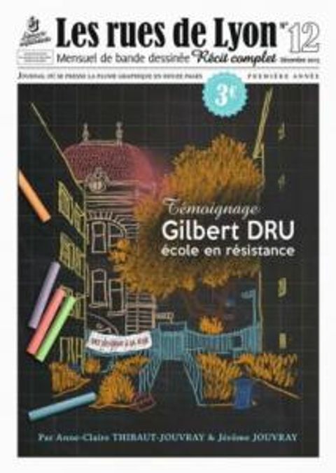 Couverture de l'album Gilbert Dru, école en résistance