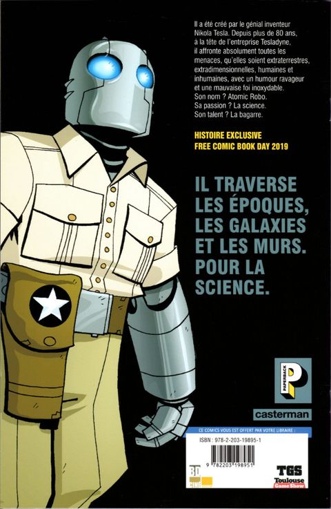 Aperçu de l'album Atomic Robo tome 1 - La Science Est un Combat