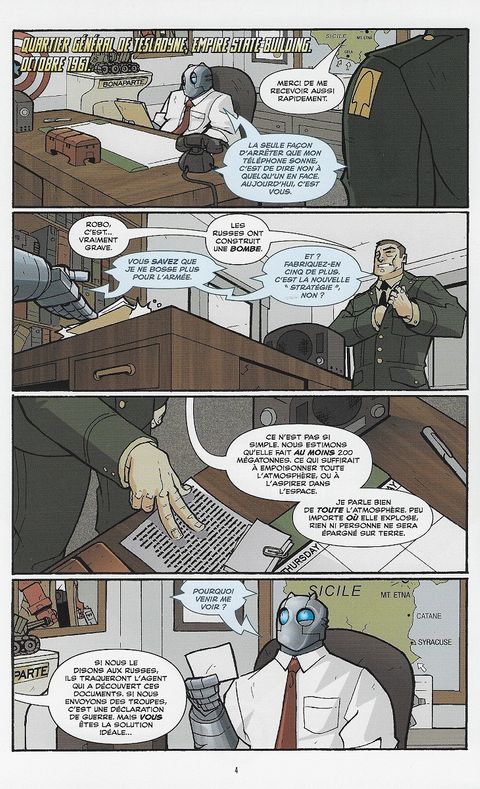 Aperçu de l'album Atomic Robo tome 1 - La Science Est un Combat