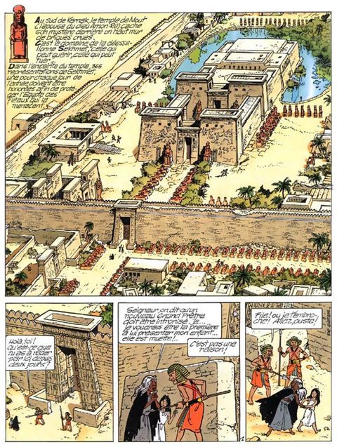 Aperçu de l'album Papyrus tome 22 - La prisonnière de Sekhmet