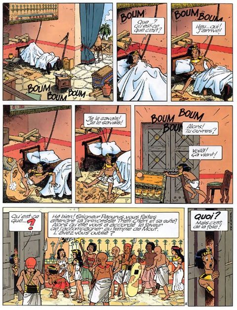 Aperçu de l'album Papyrus tome 22 - La prisonnière de Sekhmet