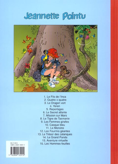 Aperçu de l'album Jeannette Pointu tome 16 - Les Hommes Feuilles