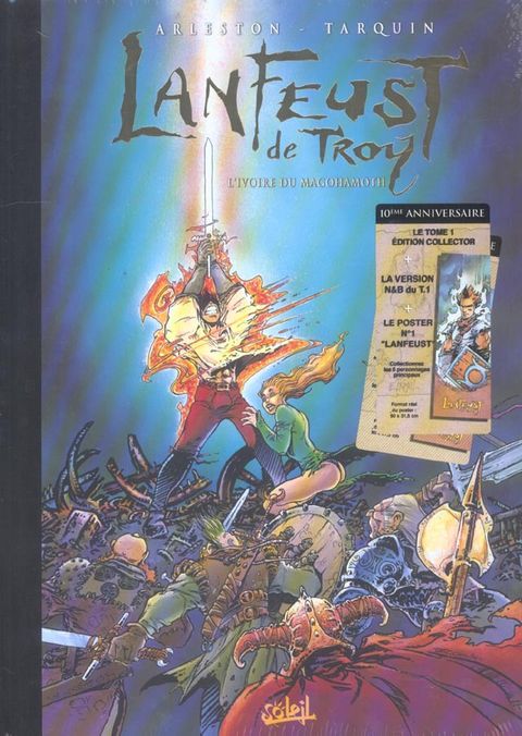 Couverture de l'album L'Ivoire du Magohamoth (noir et Blanc)