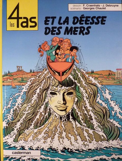 Couverture de l'album Les 4as et la Déesse des Mers