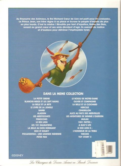 Aperçu de l'album Les Classiques du Dessin Animé - Robin des Bois