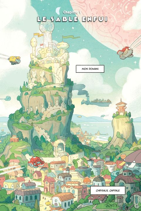 Aperçu de l'album 5 Mondes tome 1 - Le Guerrier de Sable