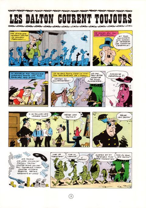 Aperçu de l'album Lucky Luke (Dupuis) tome 23 - Les Dalton Courent Toujours