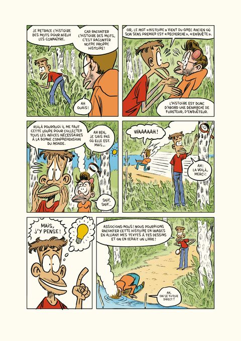 Aperçu de l'album La Curieuse histoire des mots