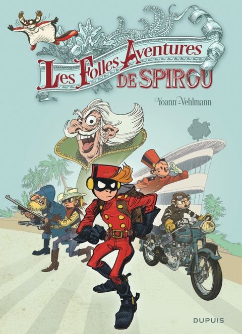 Couverture de l'album Les folles aventures de spirou 