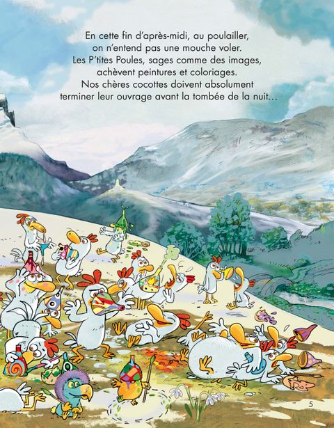 Aperçu de l'album Les P'tites Poules tome 21 - La fête des fous