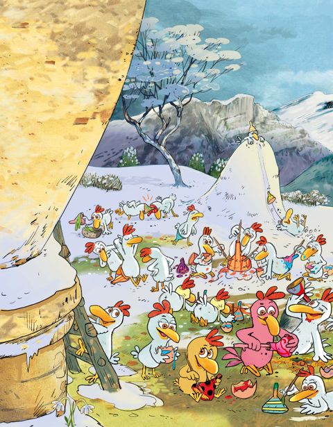 Aperçu de l'album Les P'tites Poules tome 21 - La fête des fous