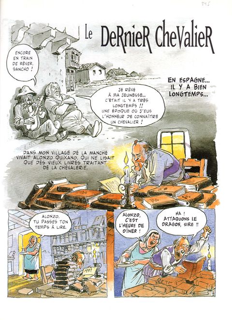 Aperçu de l'album Don Quichotte le Dernier Chevalier