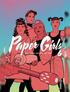 Couverture du premier album de la série Paper Girls