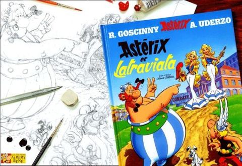 Couverture de l'album Astérix et la Traviata (T31 avec Crayonnés)