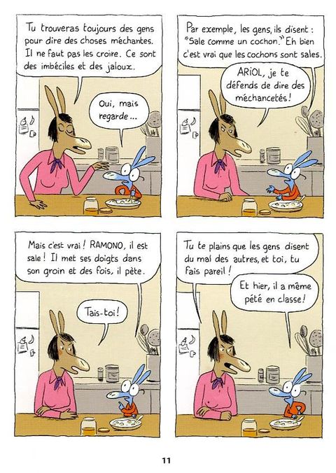Aperçu de l'album Ariol (Bayard BD) tome 3 - Ariol, Tome 3 : Bête comme un âne, sale comme un cochon
