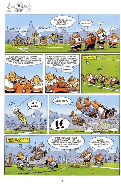 Aperçu de l'album Les Rugbymen tome 2 - Si on Gagne Pas, on A Perdu
