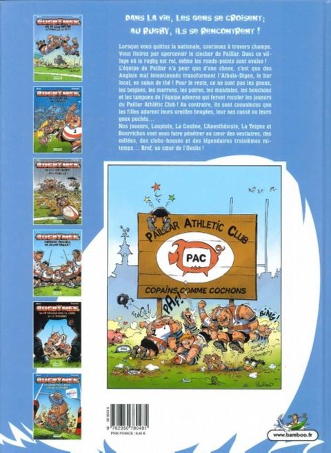 Aperçu de l'album Les Rugbymen tome 2 - Si on Gagne Pas, on A Perdu