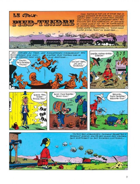 Aperçu de l'album Lucky Luke (Dargaud) tome 2 - Le Pied-Tendre