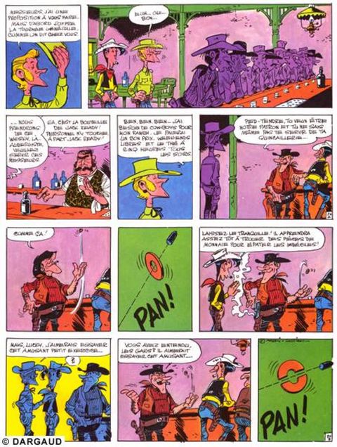 Aperçu de l'album Lucky Luke (Dargaud) tome 2 - Le Pied-Tendre