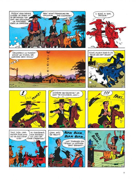 Aperçu de l'album Lucky Luke (Dargaud) tome 2 - Le Pied-Tendre