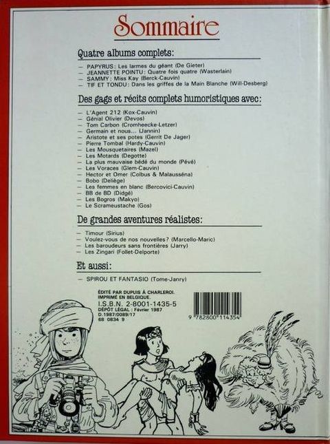 Aperçu de l'album Le Journal de Spirou (Albums) tome 183