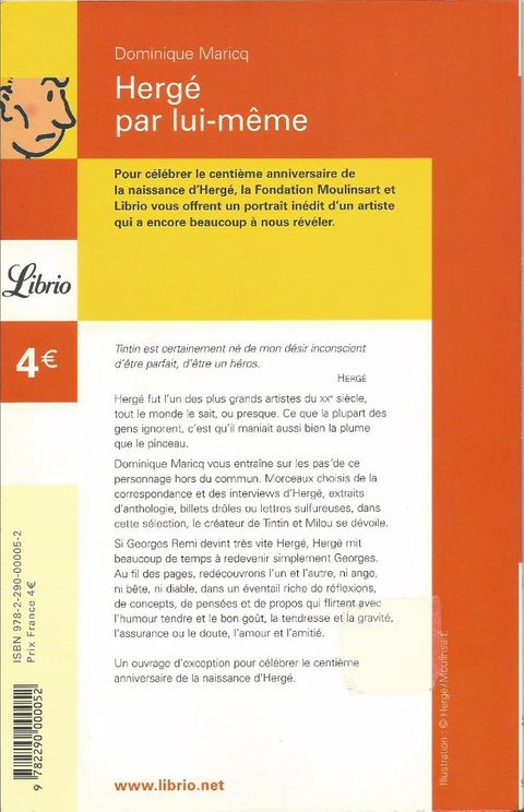 Aperçu de l'album Hergé - Auteur tome 2007 - Hergé par lui-même