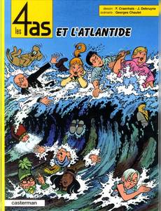 Couverture de l'album Les 4as et l'Atlantide
