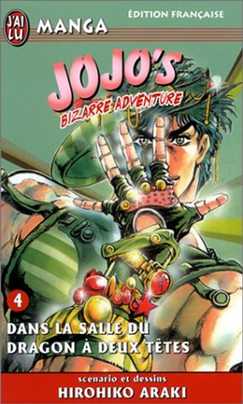 Couverture de l'album Jojo's Bizarre Adventure, Tome 4 : dans la Salle du Dragon à Deux Têtes