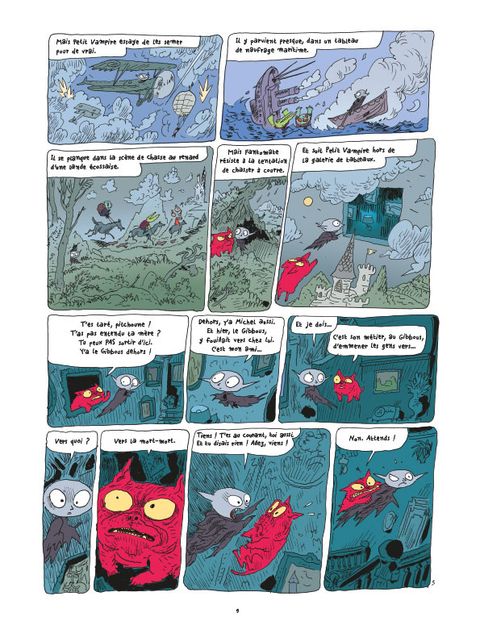 Aperçu de l'album Petit Vampire tome 2 - La Maison de la Terreur qui Fait Peur