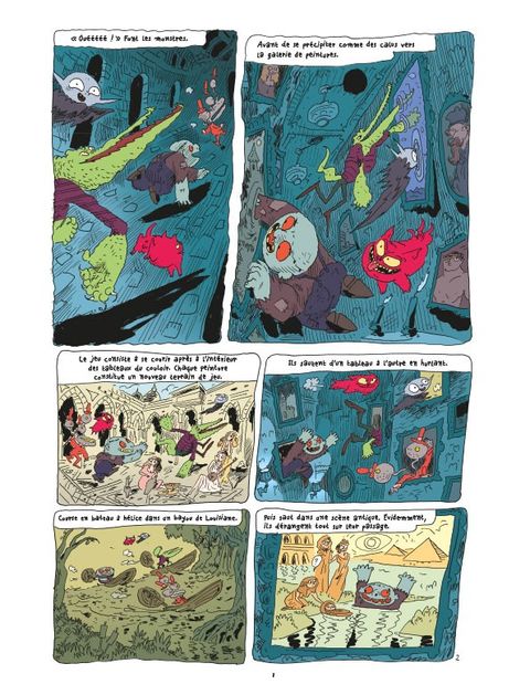 Aperçu de l'album Petit Vampire tome 2 - La Maison de la Terreur qui Fait Peur