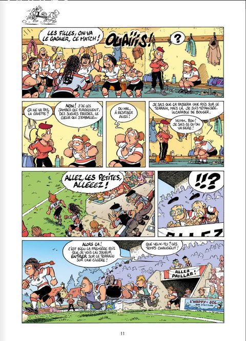 Aperçu de l'album Les Rugbymen tome 20 - On va finir en botté !
