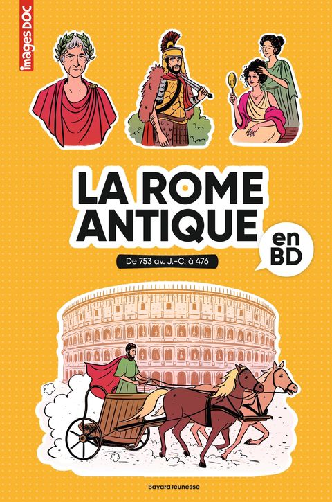 Couverture de l'album La Rome antique en BD