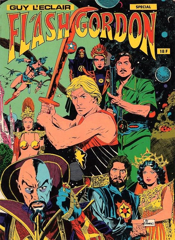 Flash Gordon / Guy L'Eclair Par Alex Raymond - édition Dos Toilé Rouge - Première édition - BD
