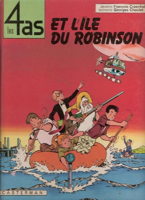 Couverture de l'album Les 4as et l'Ile du Robinson