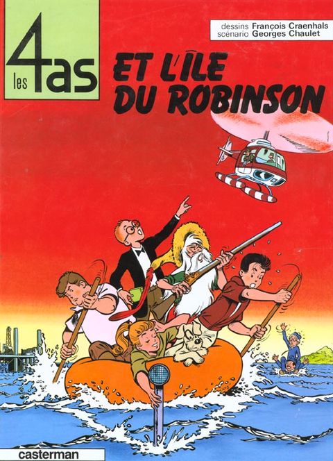Couverture de l'album Les 4as et l'Ile du Robinson