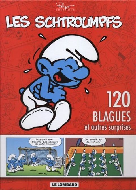 Couverture de l'album Schtroumpfs (120 blagues) tome 1 - 120 blagues et autres surprises