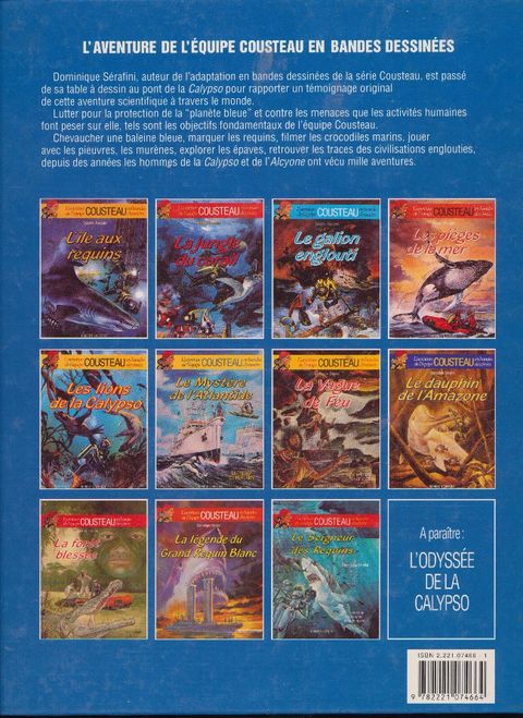Aperçu de l'album Les aventures de l'équipe COUSTEAU en bande dessinée tome 11 - Le Seigneur des Requins